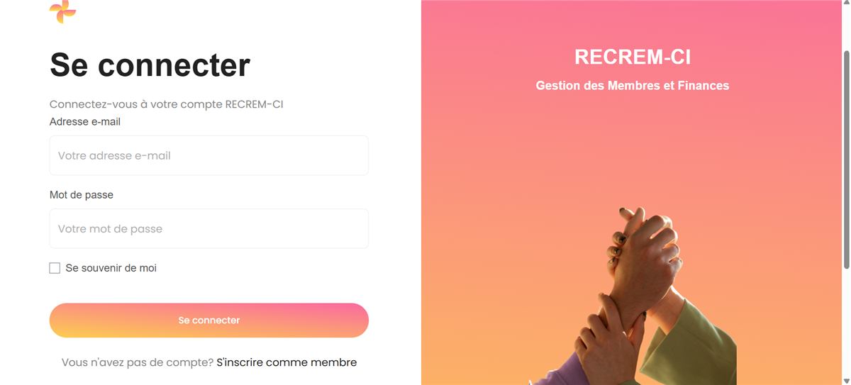 Aperçu du projet Gestion associative